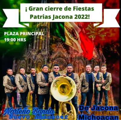 Gran cierre de Fiestas Patrias Jacona 2022