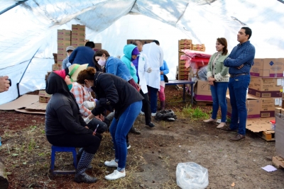 TRABAJADORES DEL CAMPO PARTICIPAN EN CAMPAÑA DE HIGIENE BUCAL