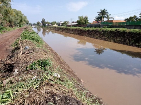 Con buenos resultados continúa la limpieza de drenes, canales, barrancas y demás infraestructuras de conducción de agua