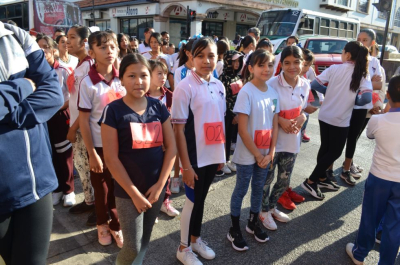 Realizan alumnos de primaria carrera atlética en el marco del aniversario luctuoso de Mariano Matamoros, Caudillo de la Independencia de México
