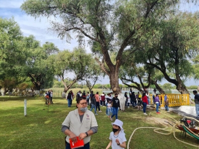 Infantes del Colegio Decroly de Zamora visitaron la Presa de La Luz con el objetivo de convivir con la naturaleza