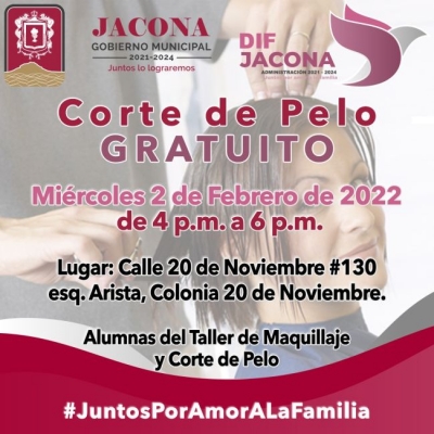 Corte de Cabello gratis en el DIF Jacona