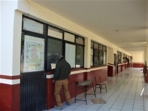 TRABAJOS DE PINTURA EN ESCUELA VESPERTINA CALMECAC DE JACONA