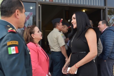 PRESENTE ADRIANA CAMPOS EN ANIVERSARIO DEL EJÉRCITO MEXICANO