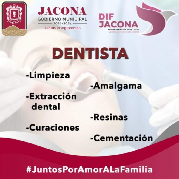 Ofrece DIF Jacona Servicios Dentales *A bajo costo y con una amplia gama de atención