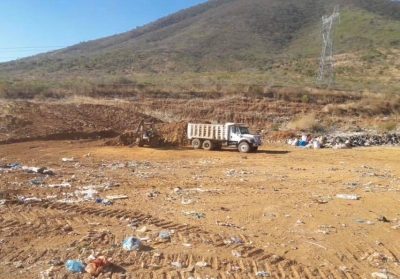 PARA EVITAR INCENDIOS EN BASURERO, PC Y BOMBEROS-JACONA CUMPLE ESPECIFICACIONES DE SEMACCDET