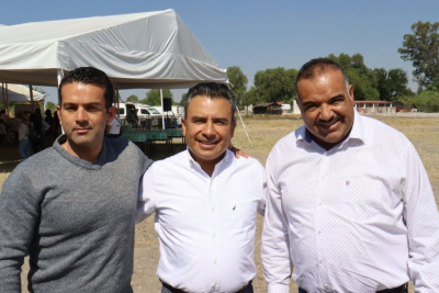 El Alcalde Isidoro Mosqueda Estrada acompañó al Presidente de México, Andrés Manuel López Obrador y al Gobernador de Michoacán, Alfredo Ramírez Bedolla, en la gira de trabajo por la región de Pajacuarán