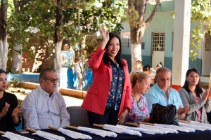 GOBIERNO MUNICIPAL Y FUNDACIÓN MERZA ARRANCAN REHABILITACIÓN DE AULA DE CLASES