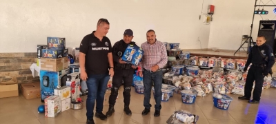 Reconoce Edil Labor de los Policías *Se llevó a cabo Posada navideña para elementos policíacos