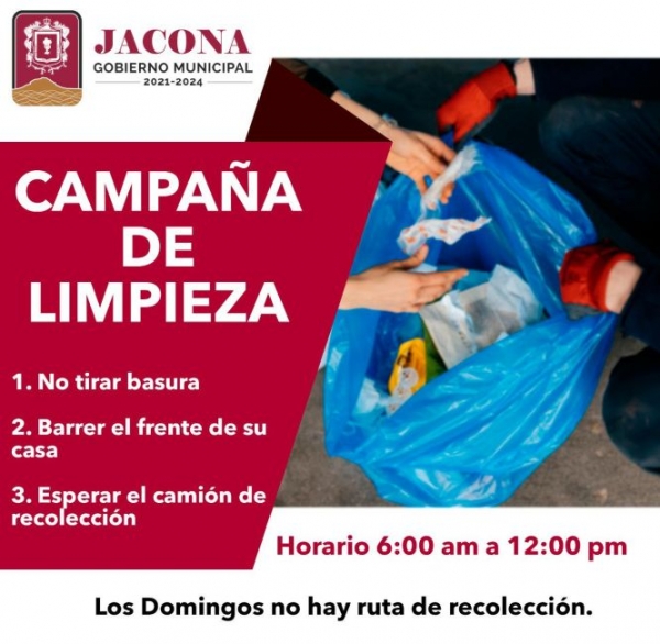 Se invita a toda la población Jaconense mediante la Campaña Permanente de Limpieza