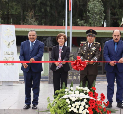 Acude Isidoro Mosqueda a ceremonia de inauguración de Hemiciclo Conmemorativo por los 200 años del Heroico Colegio Militar