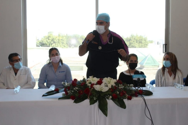 Angélica Luna, presidenta del Sistema DIF Jacona, en conjunto con los municipios de Tlazazalca, Tangancícuaro y Zamora realizaron el  arranque de la Campaña de Cirugía de Labio y Paladar Hendido a bajo costo