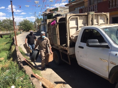 Inicia descacharrización en colonia Buenos Aires de Jacona