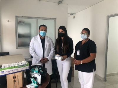 Gobierno Municipal de Jacona entregó medicamentos   a la zona COVID del IMSS Zamora 
