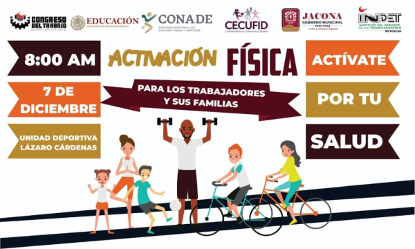 Evento de Activación Física para trabajadores de Jacona y sus familias