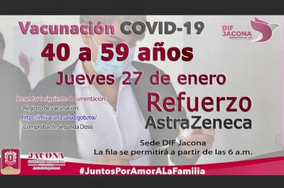 ¡Continuamos con la vacuna de refuerzo!