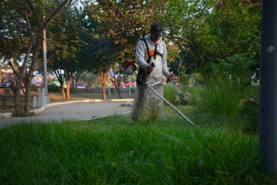 Parque recreativo Montebello recibe mantenimiento del Gobierno Municipal