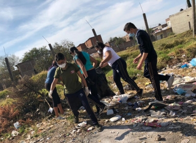 CON LABORES ECOLÓGICAS ESTUDIANTES  DEL CBTIS 52 SE SUMAN A CAMPAÑA