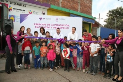 INAUGURAN OTRO COMEDOR COMUNITARIO EN JACONA